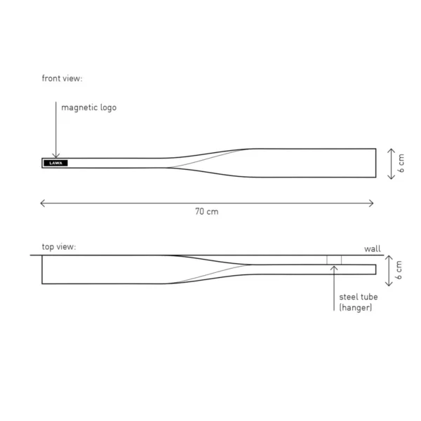 Twist shelf wandplank smoked eiken design Shakir en Bryzek voor Lawa Design