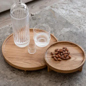 Elevate tray natural oak design Studio So-Lo voor Novoform